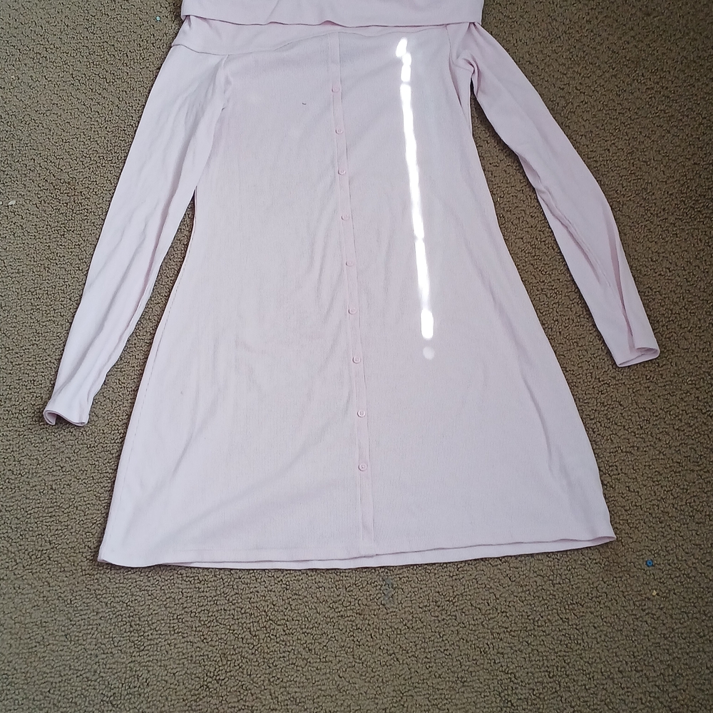 Wild Fable Light Pink Long Sleeve Dress